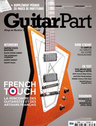 Couverture du magazine "Guitar Part" n°353