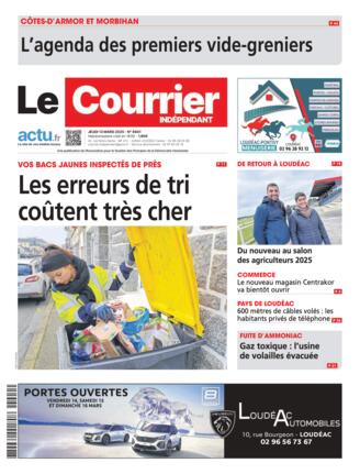 Couverture du magazine "Le Courrier Indépendant" n°20250313