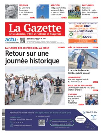 Couverture du magazine "La Gazette de la Manche : Saint-Hilaire" n°20240605