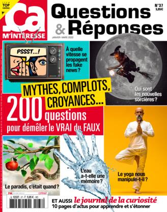 Couverture du magazine "Titre Ça M’intéresse Question Réponse" n°37