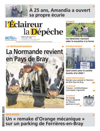 Couverture du magazine "L'éclaireur : La dépêche" n°20250415