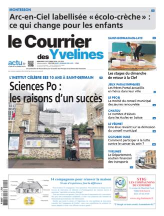 Couverture du magazine "Le Courrier des Yvelines Saint Germain" n°20241002