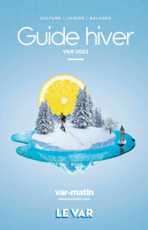 Couverture du magazine "Guide hiver VAR" n°2023