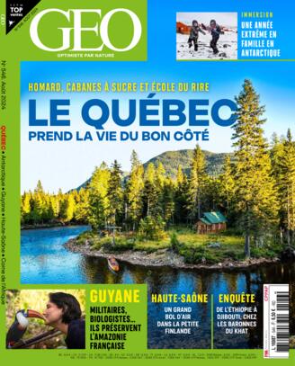 Couverture du magazine "GEO" n°546