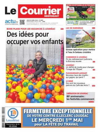 Couverture du magazine "Le Courrier Indépendant" n°20240425