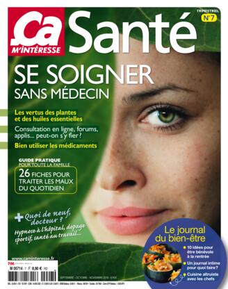 Couverture du magazine "Ca M'Intéresse Santé Bien être" n°7