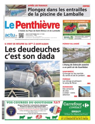 Couverture du magazine "Le Penthièvre" n°20240919