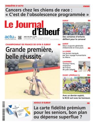 Couverture du magazine "Le Journal d'Elbeuf" n°20240509