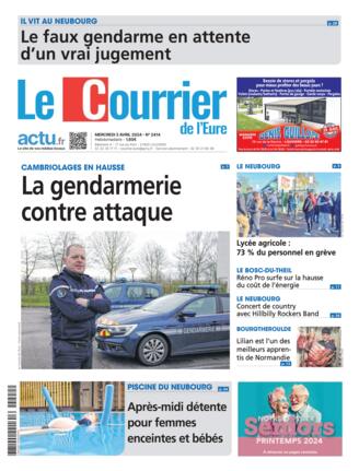 Couverture du magazine "Le Courrier de L'Eure" n°20240403