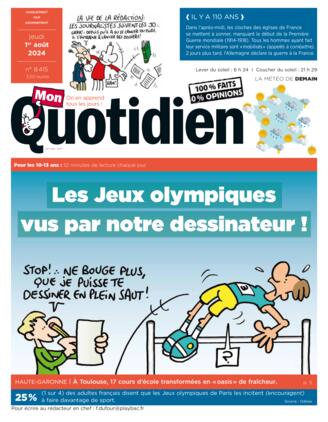 Couverture du magazine "Mon Quotidien" n°8415