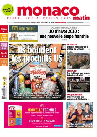 Couverture du magazine "Monaco-matin" n°20250415