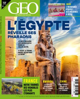 Couverture du magazine "GEO" n°547