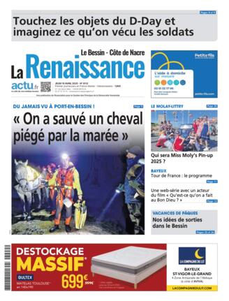 Couverture du magazine "La Renaissance Le Bessin" n°20250410