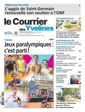 Couverture du magazine "Le Courrier des Yvelines Saint Germain" n°20240828