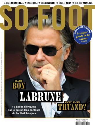 Couverture du magazine "So Foot" n°219