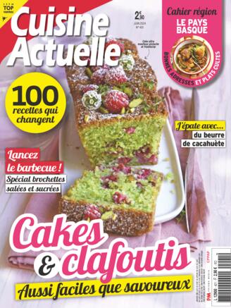 Couverture du magazine "Cuisine Actuelle" n°401