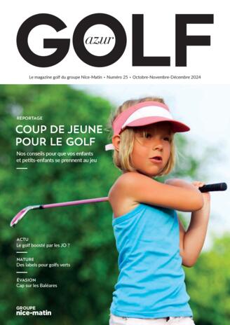 Couverture du magazine "GOLF AZUR" n°25