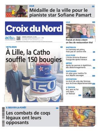 Couverture du magazine "La Croix du Nord" n°20250307