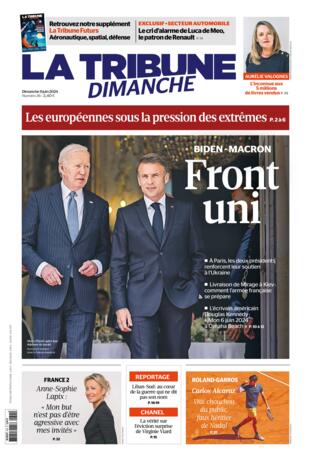 Couverture du magazine "La Tribune Dimanche" n°36