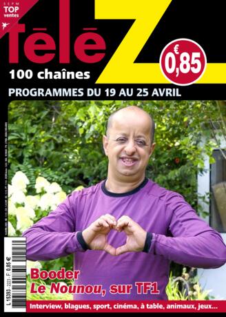 Couverture du magazine "Télé Z 100 Chaînes" n°2223