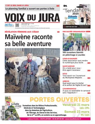 Couverture du magazine "Voix du Jura" n°20250313