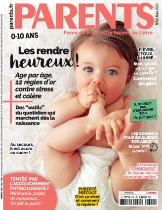 Couverture du magazine "Parents" n°621