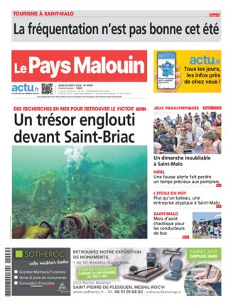 Couverture du magazine "Le Pays Malouin : Saint-Malo" n°20240829