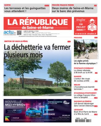 Couverture du magazine "La République de Seine-et-Marne A" n°20240610