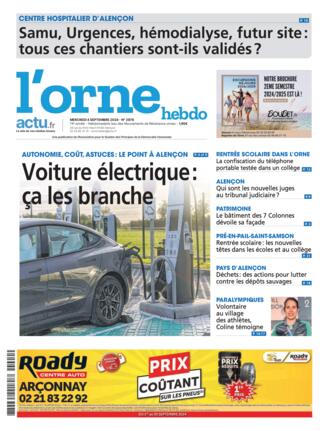 Couverture du magazine "L'Orne Hebdo" n°20240904