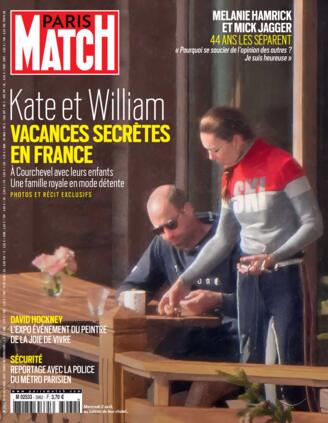 Couverture du magazine "Paris Match" n°3962