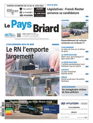 Couverture du magazine "Le Pays Briard" n°20240611