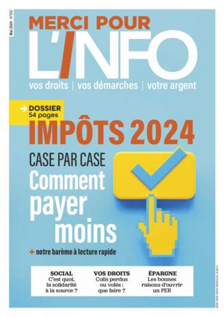 Couverture du magazine "Merci Pour l'Info" n°592