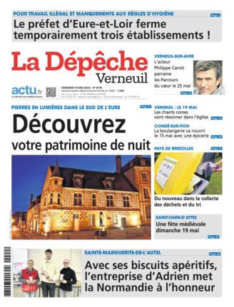 Couverture du magazine "La Dépêche : Verneuil" n°20240510