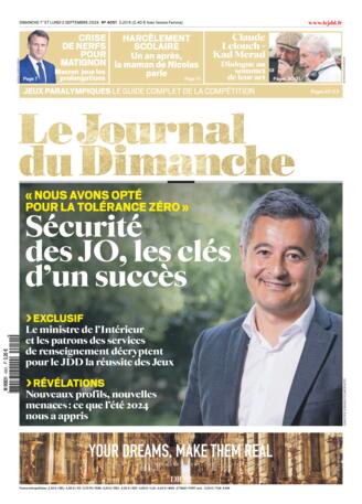 Couverture du magazine "Le Journal du Dimanche" n°4051