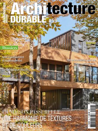 Couverture du magazine "Architecture Durable" n°59