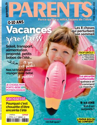 Couverture du magazine "Parents" n°616