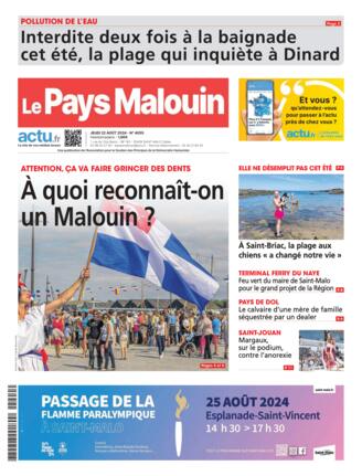 Couverture du magazine "Le Pays Malouin : Saint-Malo" n°20240822