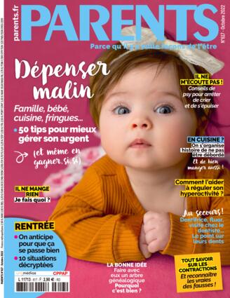 Couverture du magazine "Parents" n°617