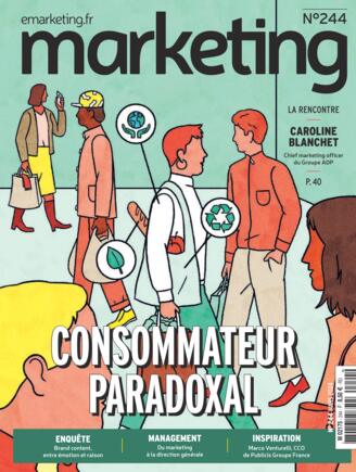 Couverture du magazine "Marketing" n°244