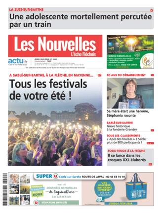 Couverture du magazine "Les Nouvelles - L’Echo : Sablé/Sarthe" n°20240606