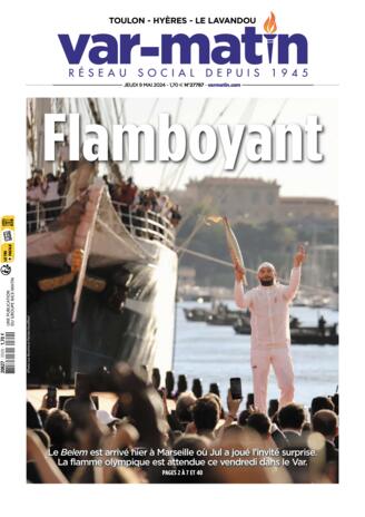 Couverture du magazine "Var-matin Toulon Hyères Le Lavandou" n°20240509