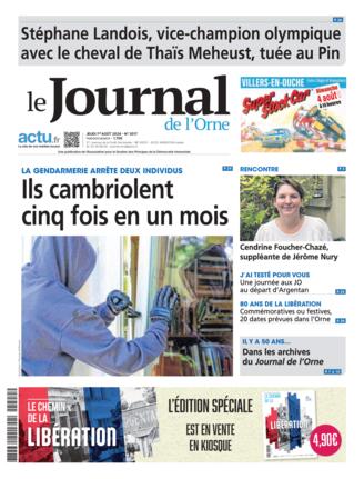 Couverture du magazine "Le journal de l'Orne" n°20240801