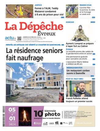 Couverture du magazine "La Dépêche : Évreux" n°20241025