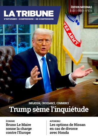 Couverture du magazine "La Tribune" n°8034