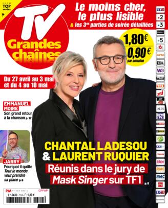 Couverture du magazine "Tv Grandes Chaines" n°524