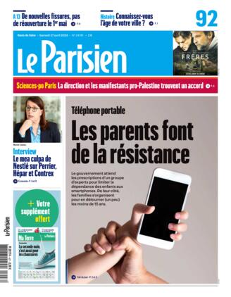 Couverture du magazine "LE PARISIEN 92" n°20240427