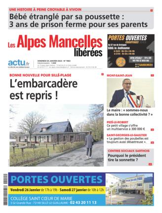 Couverture du magazine "Les Alpes Mancelles" n°20240126