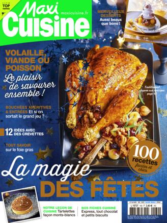 Couverture du magazine "MAXI CUISINE" n°169