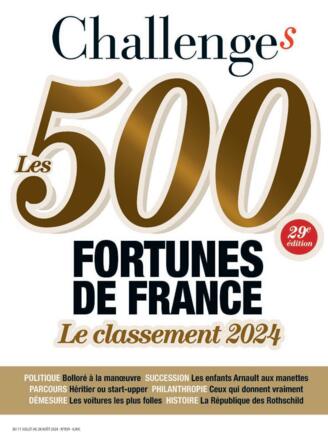 Couverture du magazine "Challenges" n°839