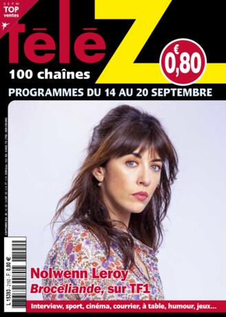 Couverture du magazine "Télé Z 100 Chaînes" n°2192